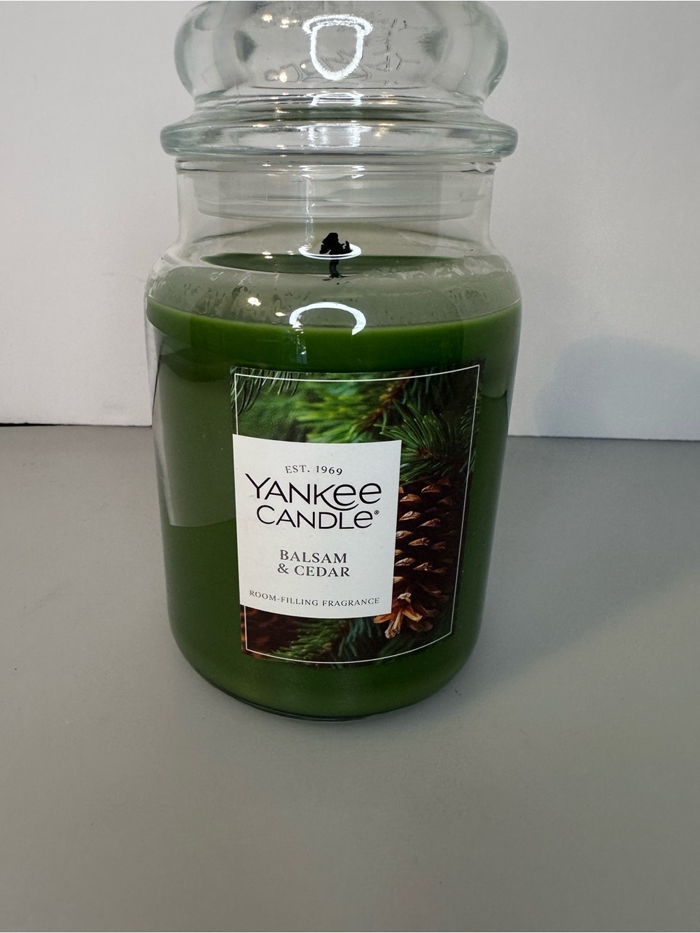 Yankee Candle Green Balsam & Cedar Jar Candle 22oz